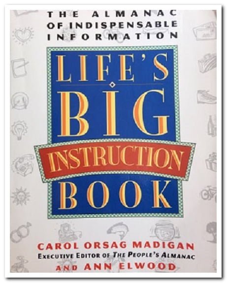 Book life's big instruction book