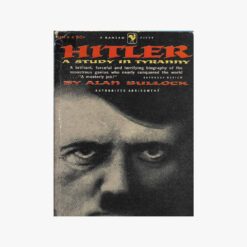 Book cover. Hitle. A study in Tyranny. Alan Bullock. Bantam Books