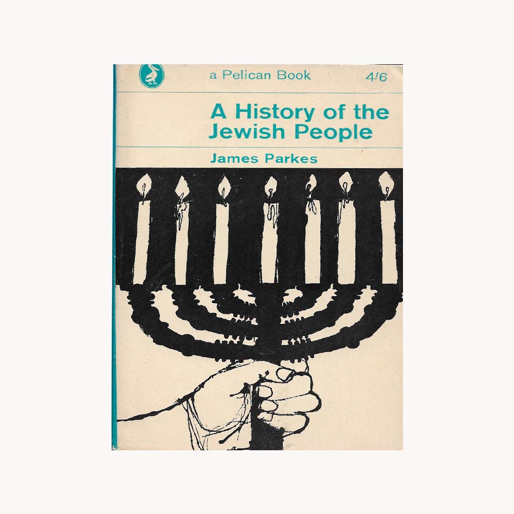 Book cover. A History of the Jewish people. James Parkes Publisher: Pelikan Book