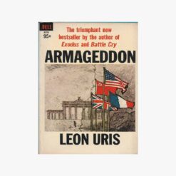 Book cover. Armageddon. Leon Uris. Publisher: Dell Book