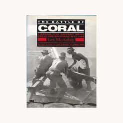 Book cover. The Battle of Coral. Lex McAulay Publisher: Arrow Books