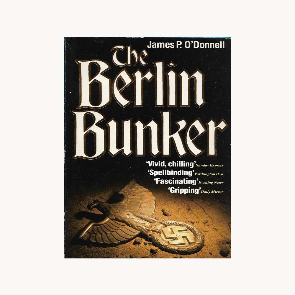 Book cover. The Berlin Bunker. James P. O'Donnell. Arrow Books