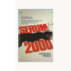 Book cover. Serum 2000. Stephen Fredo. Publisher: Dell Book.