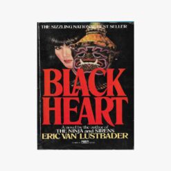 Used book cover. Black Heart. Author: Eric Van Lustbader Publisher: Fawcett Crest Publ. Date: 1983