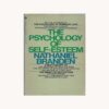 book cover. The psychology of self esteem. Nathaniel Branden. Bantam Books.