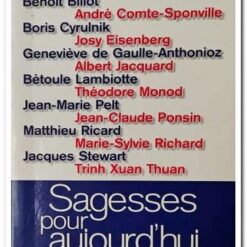 SAGESSES POUR AUJOUTD'HUI