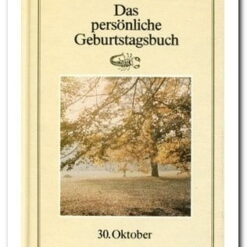 DAS PERSONLICHE GEBURTSAGSBUCH - 30. OKTOBER