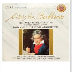 LUDWIG VAN BEETHOVEN SYMPHONIES No. 1-9 - LORIN MAAZEL & THE CLEVELAND ORCHESTRA 5CD BOXSET