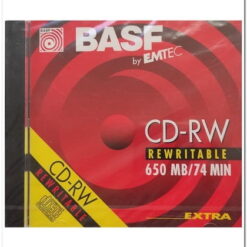 BASF BY EMTEC CD-RW REWRITABLE 650 MB/74MIN EXTRA