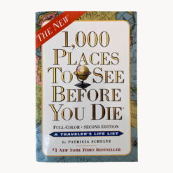 book cover. 1000 places to see before you die.