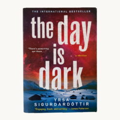 book cover. The day is dark.