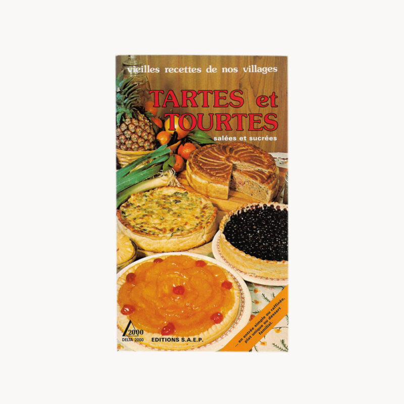 εικόνα βιβλίου γαλλικών συνταγών για πιττες και τάρτες