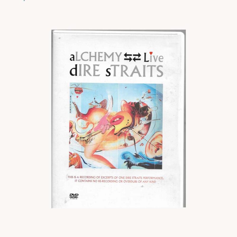 εξώφυλλο dvd. dire straits alchemy live.