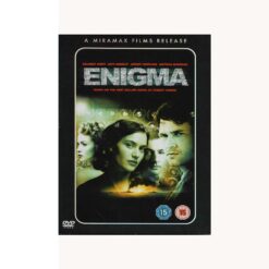 Εξώφυλλο dvd. Enigma. Dougray Scott, Kate Winslet Σκηνοθεσία:  Michael Apted