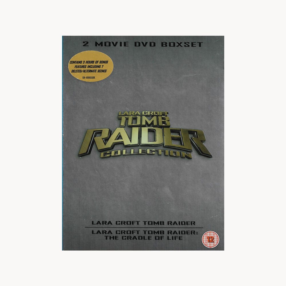 Εξώφυλλο dvd. Tomb Raider Collection. Angelina Jolie,Gerard Batler.