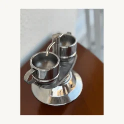 Ρετρο εσπρεσσιέρα inox