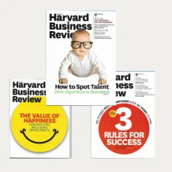 second hand magazine covers. Harvard Business review.