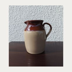 Vintage Κανάτα Pearsons of Chesterfield (1970s): Αυθεντικό stoneware σκεύος με δίχρωμη εφυάλωση