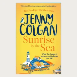 Used book cover. Sunrise by the Sea. Author: Jenny Colgan Publisher: Sphere Publ. Date: 2021 Language: English