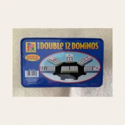 Επιτραπέζιο παιχνίδι Color Double 12 Dominos της Pavilion σε μεταλλική συσκευασία