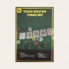 Σετ πόκερ Texas Holdem Poker Set με μάρκες τράπουλες και δισκία πονταρίσματος