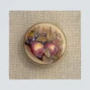 Vintage Μπιζουτιέρα Πορσελάνης Aynsley Orchard Gold αγγλική μπιζουτιέρα