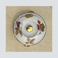 Vintage Μπολ Πορσελάνης Royal Worcester Evesham αγγλικό μπολάκι με καπάκι