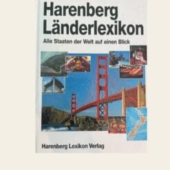 Εξώφυλλο βιβλίου. Vintage εγκυκλοπαίδεια Harenberg Landerlexikon από δεύτερο χέρι στο Mary Rose
